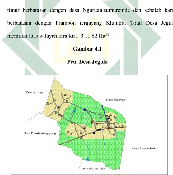 Gambar 4.1  Peta Desa Jegulo 