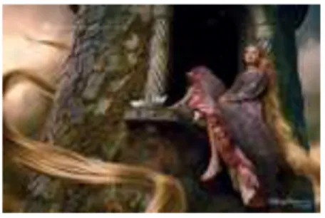 Gambar 7. Foto ad campaign tokoh Rapunzel  untuk Disney Parks 