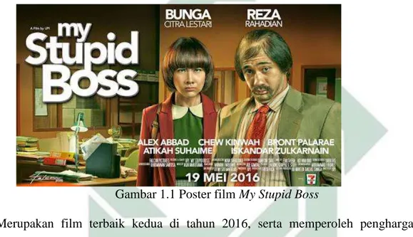Gambar 1.1 Poster film My Stupid Boss 