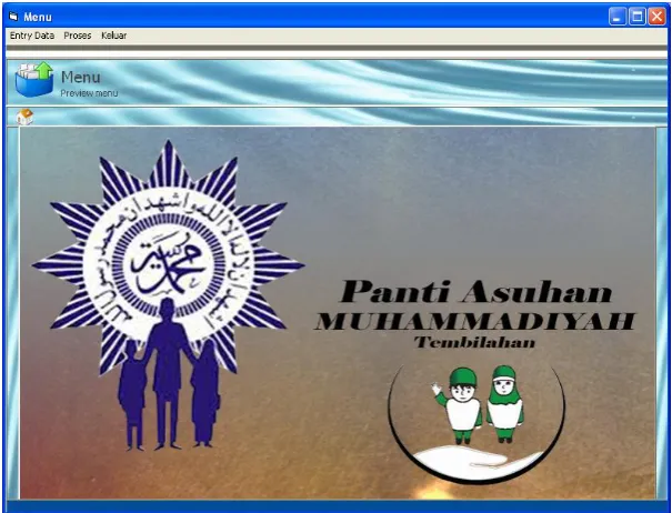 Gambar 4.7  Tampilan Form Menu Data Pegawai 