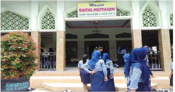 Gambar 1.5 masjid Baitul Muttaqin SMPN 1 Ngunut Tulungagung. 26