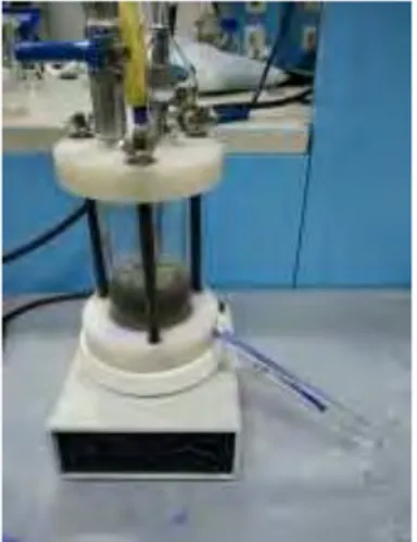 Gambar  3.1.  Proses  Filtrasi  Larutan  Hasil  Oksidasi  Lanjut  Menggunakan Membran Selulosa Asetat/PEG 