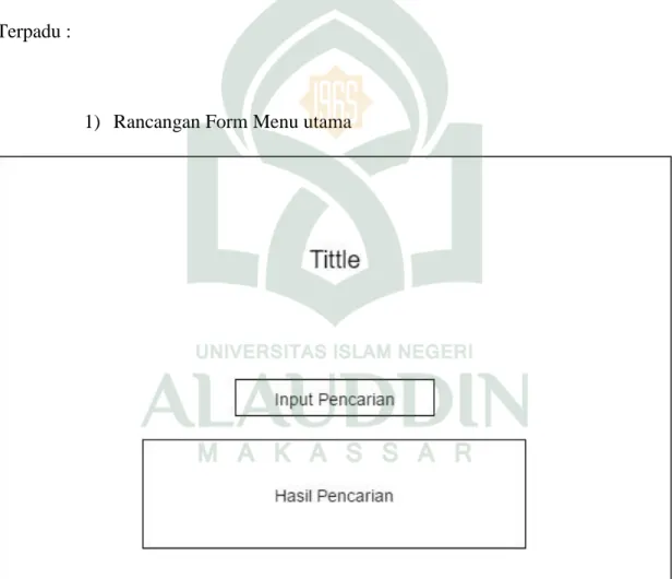 Gambar IV.4. Form Menu utama 