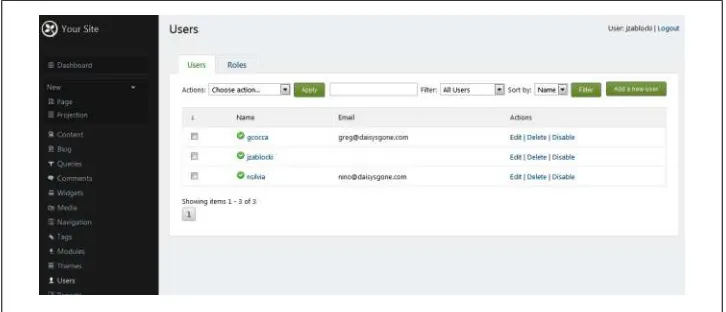 Figure 1-10. Orchard user management