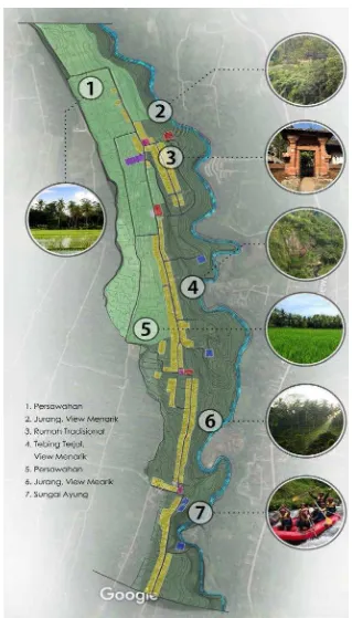 Gambar 2. 5 Potensi Alam Desa Bongkasa PertiwiSumber: maps.google.com diolah oleh penulis Oktober 2015