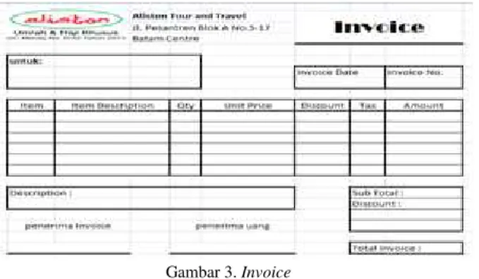 Gambar 3.  Invoice 