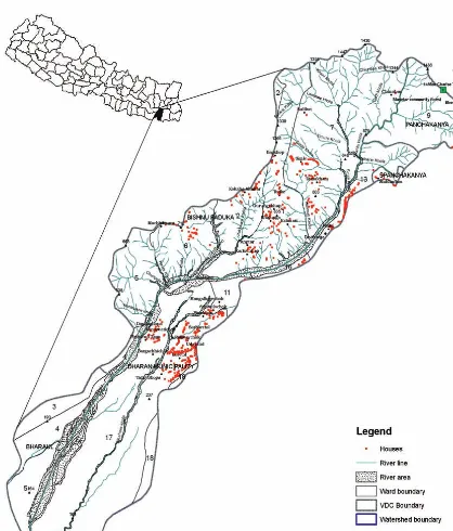 Figure 2.1: Base Map of the Study Watershed