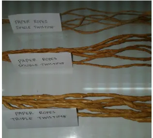 Gambar 6. Tiga Jenis Paper Ropes