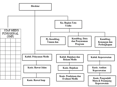Gambar 4.1. Struktur Organisasi Rumah Sakit Umum Daerah  