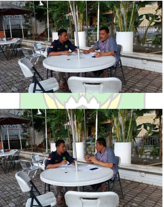 Foto wawancara bersama bapak Zul Ilfan wakil ketua pemenangan kabupaten Aceh Barat  Daya 2017 