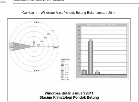 Gambar 12. Temperatur Tanah Gundul dan Tanah Berumput Rata-rata  pada Area Pondok Betung Bulan Januari 2011 