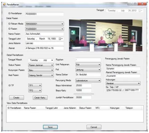 Gambar 4.251 User Interface Form Pendaftaran 
