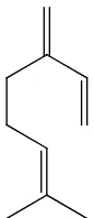 Gambar 4.6 Rumus bangun dari senyawa α-terpinen 