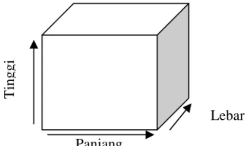 Gambar 2.1 Barang berbentuk kubus