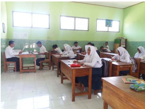 Gambar 4.7 Pelaksanaan Ujian Praktik Kelas IX Star42