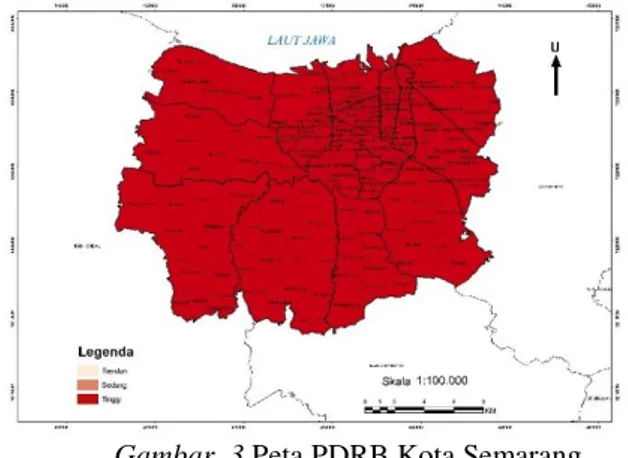 Gambar IV.1  Peta kerentanan sosial Kota Semarang 