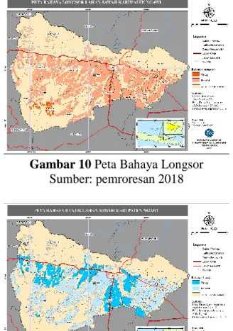 Gambar 11 Peta Bahaya Banjir  Sumber: pemroresan 2018 