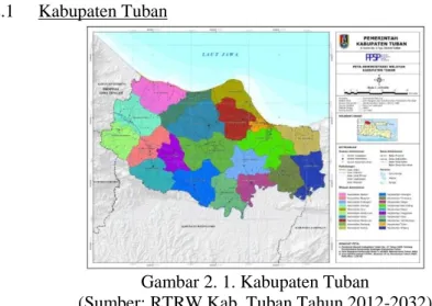 Gambar 2. 1. Kabupaten Tuban  