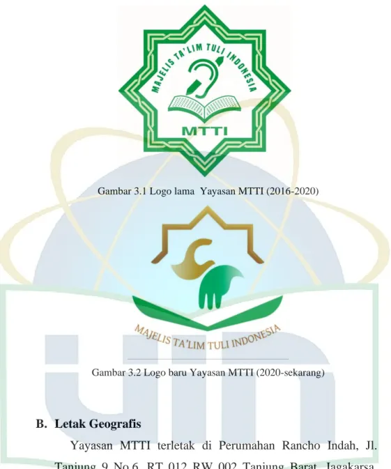 Gambar 3.1 Logo lama  Yayasan MTTI (2016-2020) 