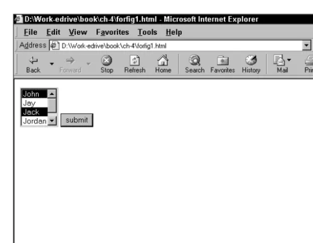 Figure 4- 1: M ultiple select box