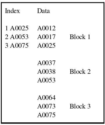 Figure 2 The Block Index