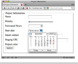 Figure 3.1: Some form controls are already supported in Opera.