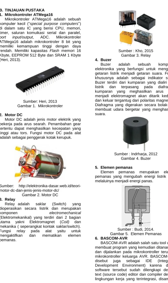 Gambar 2. Motor DC  3.  Relay  