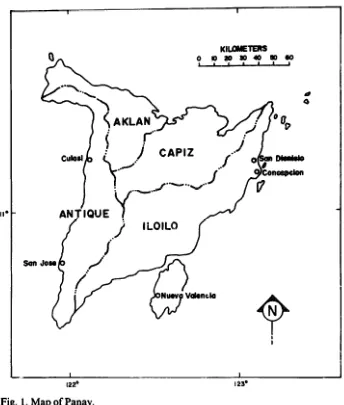 Fig. 1. Map of Panay. 