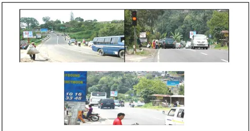 Gambar 2  Geometrik dan Lingkungan Ruas Jalan Raya Puncak Ciloto  PENANGANAN LOKASI RAWAN KECELAKAAN 