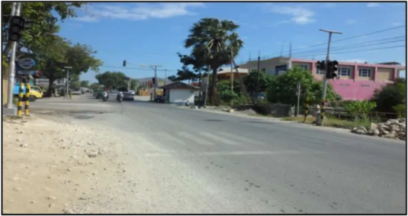 Gambar 3. Segmen Awal Jalan Timor Raya KM 07+000 