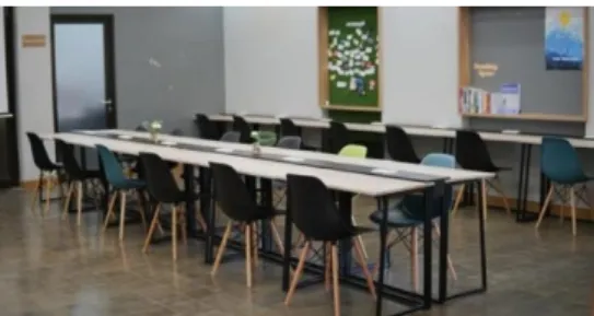 Gambar 3.11 Shared Desk El Samara coworking space  Sumber : elsamara.id, 2021 