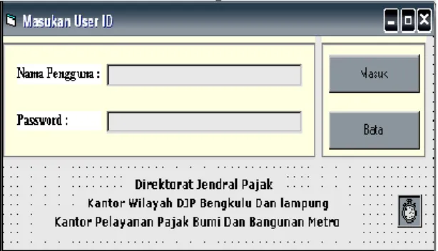 Gambar 4.7 Program Data Wajib Pajak No  Pokok Wajib Pajak 