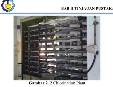 Gambar 2. 2 Chlorination Plant  2.3 Proses Kerja Generator Chloropac 