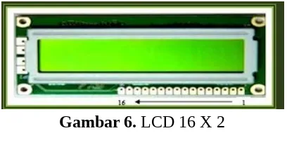 Gambar 6. LCD 16 X 2