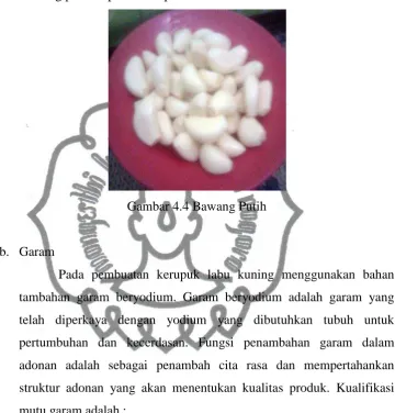 Gambar 4.4 Bawang Putih 