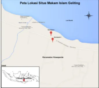 Gambar 1. Peta Lokasi Penelitian. (Sumber: Diolah dari Google Maps)