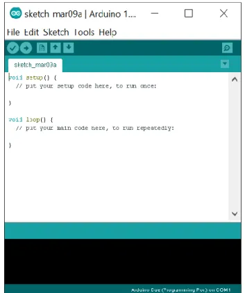 Gambar 2.10 Tampilan Arduino IDE 
