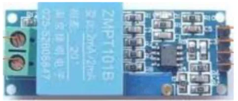 Gambar 2 Sensor ZMPT101B  (Sumber: Abubakar dkk,  2017) 
