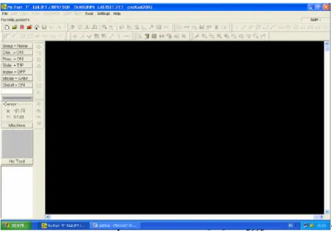 Gambar IV.4 Tampilan Program CNCKad2002 