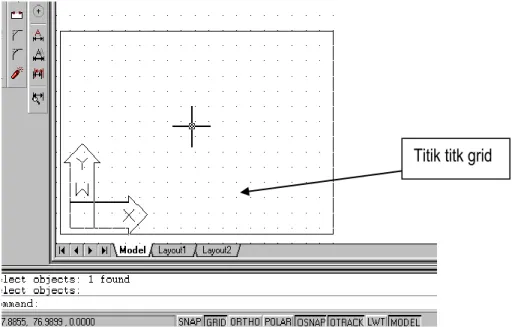 Gambar  2.3  Tampilan grid 