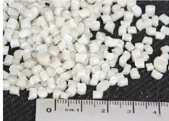 Gambar  2.9 Salah satu contoh pentuk pellet  dari material  polypropylene 