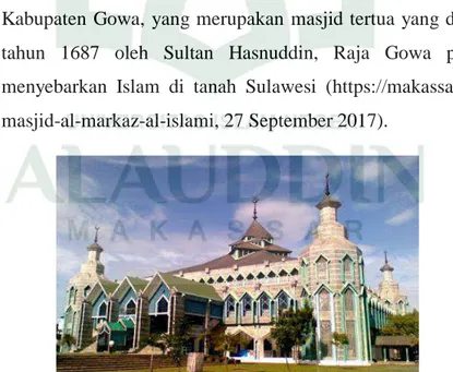Gambar II.10 Tampak Bangunan Masjid Al-Markaz Al-Islami Sumber : http://www.arsy.co.id/2016/03/ (27 September 2017) 