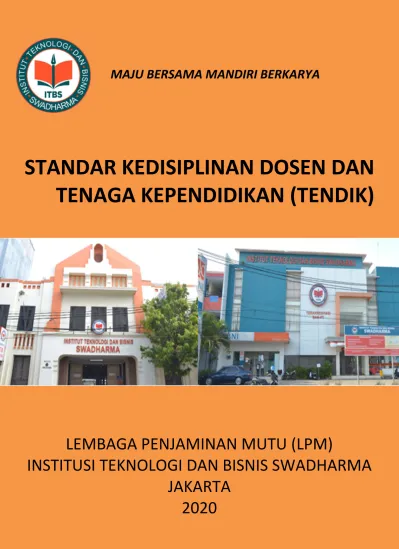 STANDAR KEDISIPLINAN DOSEN DAN TENAGA KEPENDIDIKAN (TENDIK)