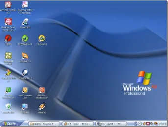 Gambar 1. Desktop Windows XP
