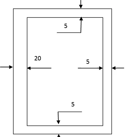 Gambar 2.2 Kedudukan kertas untuk ukuran kertas A4, A5, dan A6 