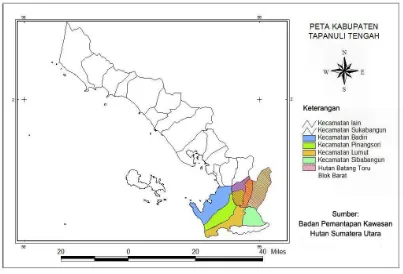 Gambar 1. Peta lokasi penelitian 