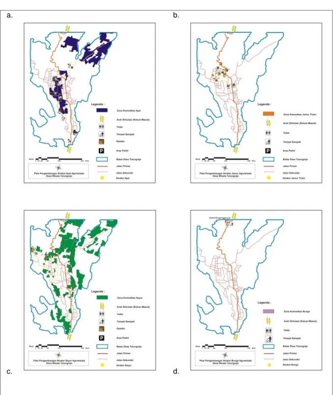 Gambar 3 Peta Upaya Pengembangan Agrowisata Desa Tulungrejo 