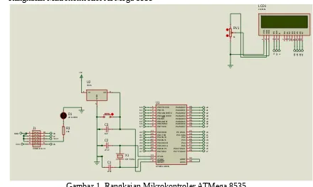 Gambar 1. Rangkaian Mikrokontroler ATMega 8535