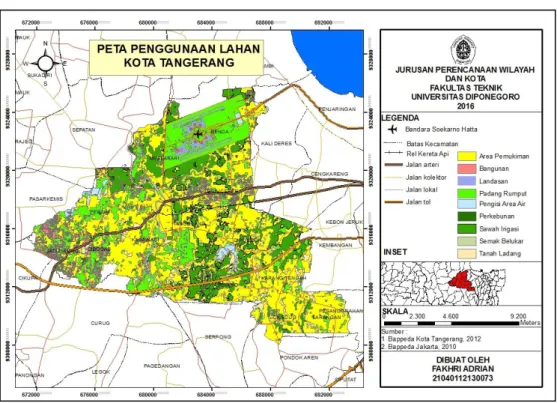 Gambar 4. Peta Master Plan Bandara Internasional Soekarno Hatta (analisis, 2016)  