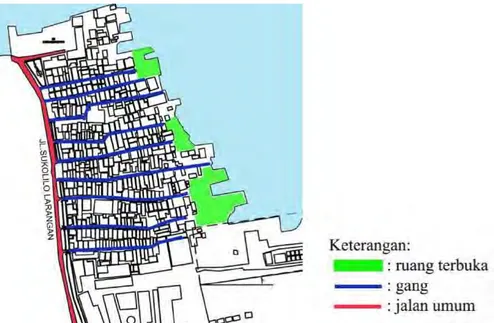Tabel  4.1  menunjukkan  arah  aliran  angin  di  Surabaya  lebih  banyak  datang dari arah timur dengan kecepatan rata–rata 6 knot atau 3 meter per detik